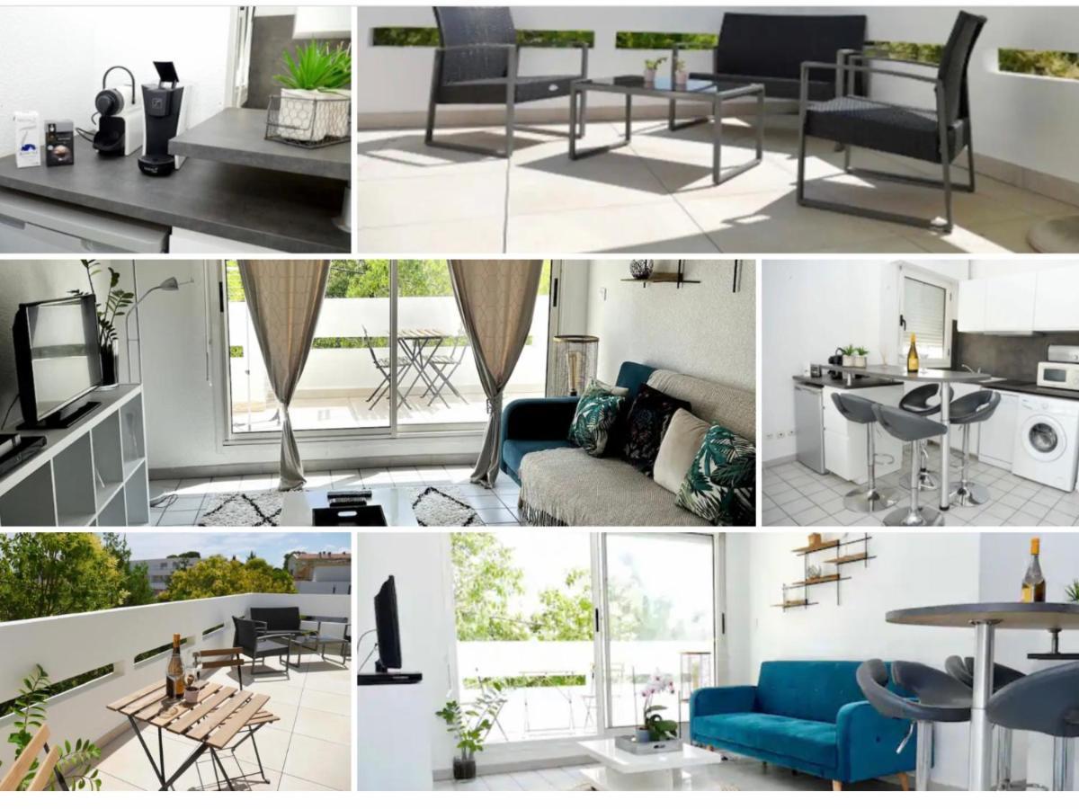 Appartement Terrasse Panoramique Hopitaux Et Facultes モンペリエ エクステリア 写真